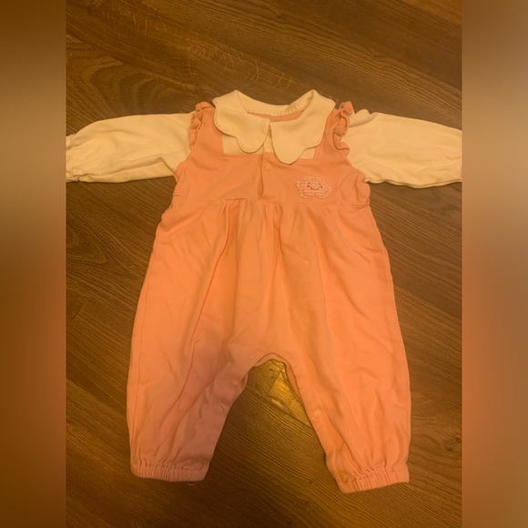 happy pink cloud romper - Picture 1 of 1